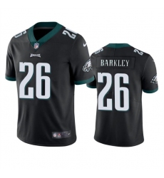 Men's Philadelphia Eagles #26 Saquon Barkley Black Vapor Untouchable Limited Football Stitched Jersey