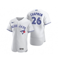 Men's Toronto Blue Jays #26 Matt Chapman White Flex Base Stitched Baseball Jersey