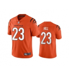 Men's Cincinnati Bengals #23 Daxton Hill Orange Vapor Untouchable Limited Stitched Jersey