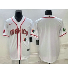 Men's USA Baseball Blank 2023 White World Classic Stitched Jersey