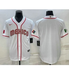 Men's USA Baseball Blank 2023 White World Classic Stitched Jerseys