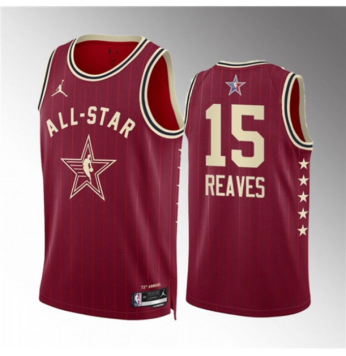 Men's 2024 All-Star #15 Austin Reaves Crimson Stitched Basketball Jersey