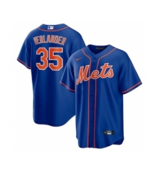 Men's New York Mets #35 Justin Verlander Blue Stitched MLB Cool Base Nike Jersey