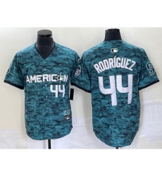 Men's Nike Seattle Mariners #44 Julio Rodriguez Teal 2023 All Star Cool Base Stitched Baseball Jersey