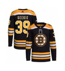 Men's Boston Bruins #39 Morgan Geekie Black Stitched Jersey