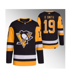 Men's Pittsburgh Penguins #19 Reilly Smith Black Stitched Jersey1