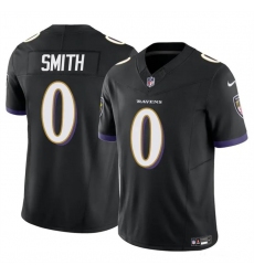 Men's Baltimore Ravens #0 Roquan Smith Black 2023 F.U.S.E. Vapor Limited Football Stitched Jersey