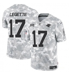 Men's Carolina Panthers #17 Xavier Legette 2024 F.U.S.E Arctic Camo Salute To Service Limited Stitched Football Jersey