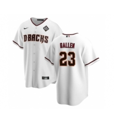 Men's Arizona Diamondbacks #23 Zac Gallen White 2023 World Series Cool Base Stitched Baseball Jersey