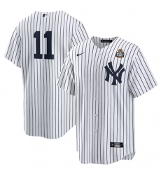 Men's New York Yankees #11 Anthony Volpe White 2024 World Series Cool Base Stitched Baseball Jersey