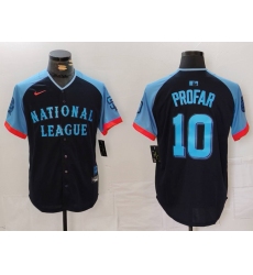 Men's San Diego Padres #10 Jurickson Profar Navy 2024 All Star Limited Stitched Jersey