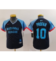 Youth San Diego Padres #10 Jurickson Profar Navy 2024 All Star Limited Stitched Jersey