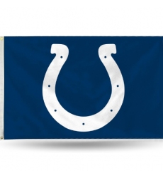 2Pcs Rico Industries NFL Standard 3' x 5' Banner Indianapolis Colts Flag Single Sided  _