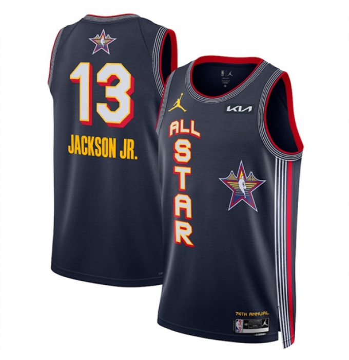 Men's 2025 All-Star #13 Jaren Jackson Jr. Navy Stitched Basketball Jersey