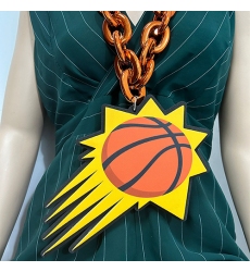 Phoenix Sun Fan Chain, NBA fans, Team Logo Big necklace,  large  pendant, Medal gift clothing tag Accessories