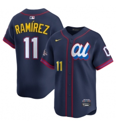 Men's American League #11 José Ramírez Navy 2025 All-Star Edition Limited Stitched Baseball Jersey