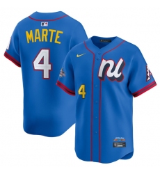 Men's National League #4 Ketel Marte Blue 2025 All-Star Edition Limited Stitched Baseball Jersey