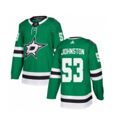 Men's Dallas Stars #53 Wyatt Johnston Black 2022-23 Reverse Retro Stitched Jersey