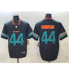 Men's Miami Dolphins #44 Chop Robinson Black 2025 F.U.S.E. “Rivalries” Vapor Limited Stitched Football Jersey