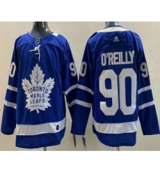 Men's Toronto Maple Leafs #90 Ryan OReilly Blue Authentitc Jersey