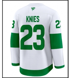 Youth Toronto Maple Leafs #23 Matthew Knies White Authentitc Jersey