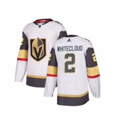 Men's Vegas Golden Knights #2 Zach Whitecloud White Stitched Jersey