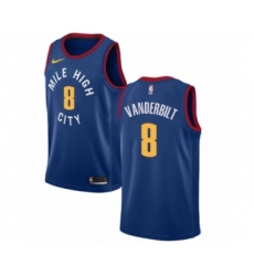 Women's Nike Denver Nuggets #8 Jarred Vanderbilt Swingman Blue Alternate NBA Jersey Statement Edition