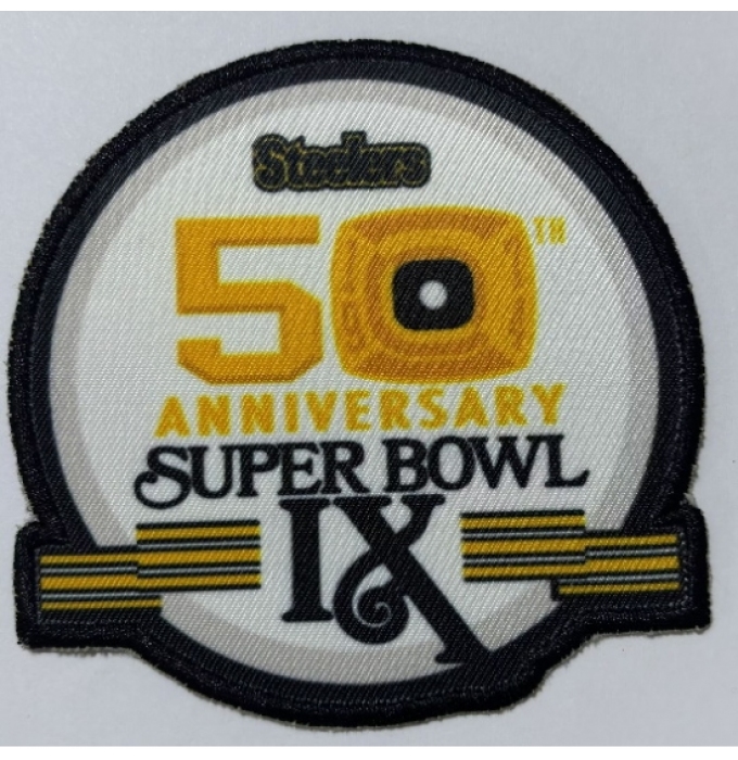 Steelers 50th Anniversary Patch