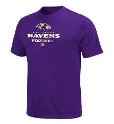 Baltimore Ravens Big & Tall Critical Victory NFL T-Shirt - Purple