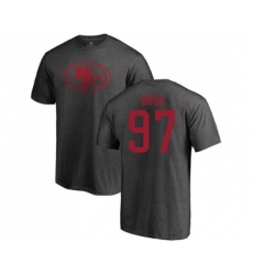 Football San Francisco 49ers #97 Nick Bosa Ash One Color T-Shirt