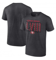 Men's San Francisco 49ers Heather Charcoal Super Bowl LVIII Local Team T-Shirt