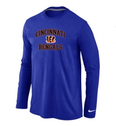 Nike Cincinnati Bengals Heart & Soul Long Sleeve NFL T-Shirt - Blue