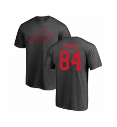 Football Buffalo Bills #84 Jake Fisher Ash One Color T-Shirt