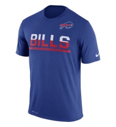 NFL Men's Buffalo Bills Nike Royal Team Practice Legend Performance T-Shirt