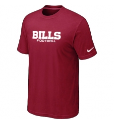 Nike Buffalo Bills Sideline Legend Authentic Font Dri-FIT NFL T-Shirt - Red