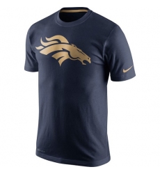 NFL Men's Denver Broncos Nike Navy Championship Drive Gold Collection Performance T-Shirt