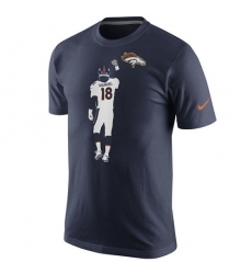 NFL Peyton Manning Denver Broncos Nike Walkoff Name and Number T-Shirt - Navy