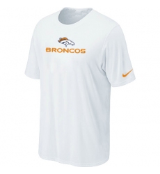 Nike Denver Broncos Authentic Logo NFL T-Shirt - White