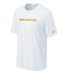 Nike Denver Broncos Sideline Legend Authentic Font Dri-FIT NFL T-Shirt - White