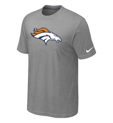 Nike Denver Broncos Sideline Legend Authentic Logo Dri-FIT NFL T-Shirt - Light Grey