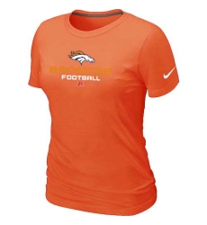 Nike Denver Broncos Women's Critical Victory NFL T-Shirt - Orange