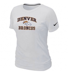 Nike Denver Broncos Women's Heart & Soul NFL T-Shirt - White