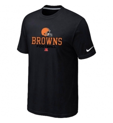 Nike Cleveland Browns Critical Victory NFL T-Shirt - Black