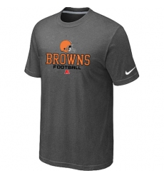 Nike Cleveland Browns Critical Victory NFL T-Shirt - Dark Grey