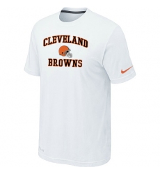 Nike Cleveland Browns Heart & Soul NFL T-Shirt - White