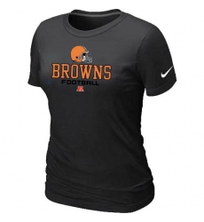 Nike Cleveland Browns Women's Critical Victory NFL T-Shirt - Black