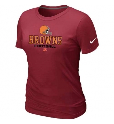 Nike Cleveland Browns Women's Critical Victory NFL T-Shirt - Red