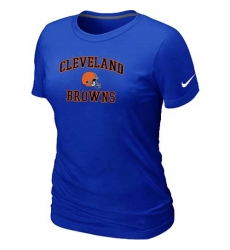 Nike Cleveland Browns Women's Heart & Soul NFL T-Shirt - Blue