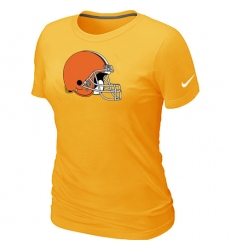 Nike Cleveland Browns Women's Legend Logo Dri-FIT NFL T-Shirt - Yellow