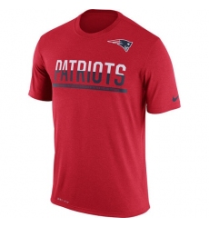 NFL Men's New England Patriots Nike Red Team Practice Legend Performance T-Shirt